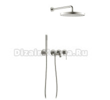 Душевой комплект Timo Saona SX-2348/13SM С ВНУТРЕННЕЙ ЧАСТЬЮ, матовый никель