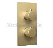 Термостатический смеситель встраиваемый Splendy Passion PA204U2T3GM С ВНУТРЕННЕЙ ЧАСТЬЮ, золото матовое