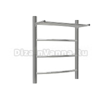 Полотенцесушитель водяной Термодизайн RP TDRP004 60x50 см, нержавеющая сталь, лесенка, с полкой