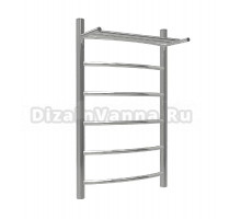 Полотенцесушитель водяной Термодизайн RP TDRP005 80x50 см, нержавеющая сталь, лесенка, с полкой