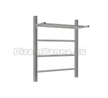 Полотенцесушитель водяной Термодизайн TP TDTP004 60x50 см, нержавеющая сталь, лесенка, с полкой