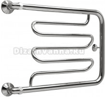 Полотенцесушитель водяной Термодизайн Dw TDDW001 50x40 см, нержавеющая сталь, E-образный