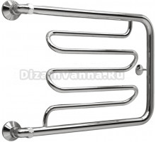 Полотенцесушитель водяной Термодизайн Dw TDDW002 50x50 см, нержавеющая сталь, E-образный