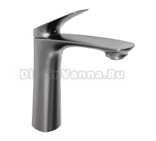 Смеситель для раковины Abelsberg Perfecta INF60101GM космическая сталь