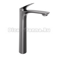 Смеситель для раковины Abelsberg Perfecta INF60102GM космическая сталь