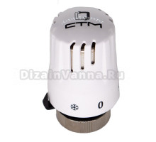 Термостатическая головка СТМ CARECO30 ЭКО М30х1.5, белая