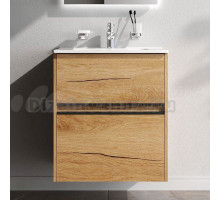 Тумба под раковину без столешницы AM.PM Sense 60 подвесная, 2 ящика, светлое дерево