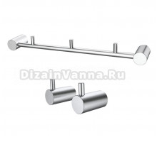 Набор Крючок IDDIS Petite PETSSS3i41 хром матовый + Крючок PET2SS2i41 хром матовый, 2 шт.