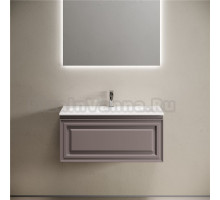 Тумба с раковиной Sancos Very 90 подвесная, doha soft, раковина СN7019