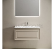 Тумба с раковиной Sancos Very 90 подвесная, beige soft, раковина СN7019