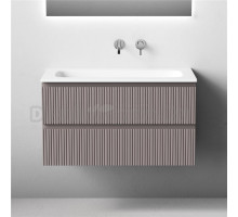 Тумба с раковиной Sancos Snob T 90 подвесная, doha soft, раковина СN7019wx