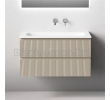 Тумба с раковиной Sancos Snob T 90 подвесная, beige soft, раковина СN7019wx