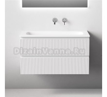 Тумба с раковиной Sancos Snob T 90 подвесная, bianco, раковина СN7019wx