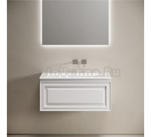 Тумба с раковиной Sancos Very 90 подвесная, bianco, раковина СN7019wx