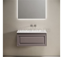 Тумба с раковиной Sancos Very 90 подвесная, doha soft, раковина СN7019wx