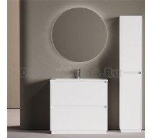 Мебель для ванной комнаты Sancos Libra Floor 90 напольный, белый глянец, раковина СN7019