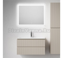 Мебель для ванной комнаты Sancos Snob R 90 подвесная, beige soft, раковина СN7019