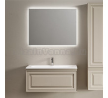 Мебель для ванной комнаты Sancos Very 90 подвесная, beige soft, раковина СN7019