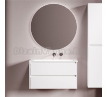 Мебель для ванной комнаты Sancos Libra 90 подвесная, белый, раковина СN7019wx