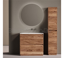 Мебель для ванной комнаты Sancos Libra Floor 90 напольный, дуб чарльстон, раковина СN7019wx