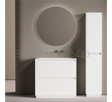 Мебель для ванной комнаты Sancos Libra Floor 90 напольный, белый глянец, раковина СN7019wx