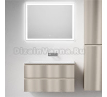 Мебель для ванной комнаты Sancos Snob R 90 подвесная, beige soft, раковина СN7019wx