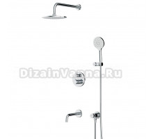 Душевой комплект AM.PM X-Joy FT85A3RH30 С ВНУТРЕННЕЙ ЧАСТЬЮ, с термостатом, хром