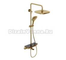 Душевая стойка Abelsberg Lineara SNS52891BG королевское золото