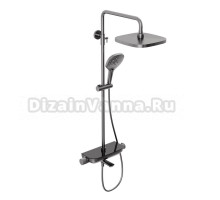 Душевая стойка Abelsberg Lineara SNS52891GM космическая сталь