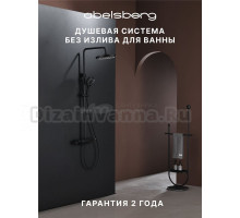 Душевая стойка Abelsberg Lineara SNS52790MB вулканический черный