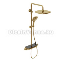 Душевая стойка Abelsberg Lineara SNS52890BG королевское золото