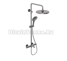 Душевая стойка Abelsberg Perfecta SNS61102GM космическая сталь