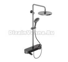 Душевая стойка Abelsberg Intensa SNS52655GM космическая сталь