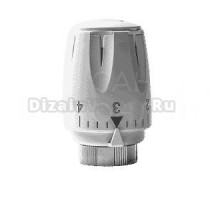 Термостатическая головка KROMWELL М30х1.5, белая