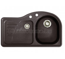 Мойка ALVEUS ALGRANIT FUTUR 40R A90 845X510  в комп.с сифоном 1077583,