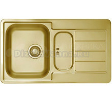 Мойка LINE 30 MONARCH GOLD 860X500  в компл. с выпуском без сифона