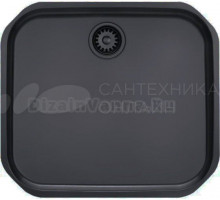 Мойка VARIANT 80 MONARCH ANTHRACITE 395X350 в компл. с выпуском без сифона, ,