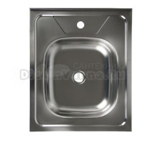 Мойка кухонная Владикс V-404 без сифона, хром