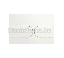 Кнопка смыва для унитаза Wonzon & Woghand WW-IB233-MW пластик, цвет матовый белый