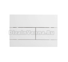 Кнопка смыва для унитаза Wonzon & Woghand WW-IB235-MW пластик, цвет матовый белый