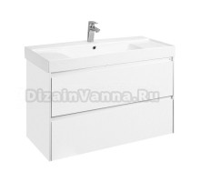 Тумба под раковину без столешницы Roca Ona 100 подвесная, белая матовая