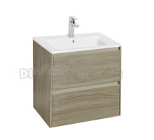 Тумба под раковину без столешницы Roca Ona 60 подвесная, темный вяз