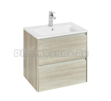 Тумба с раковиной Roca Ona 60 светлый дуб, раковина 3279A8000