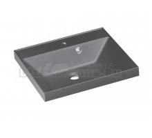 Мебельная раковина Style Line Asti 50 накладная, серый шелк, прямоугольная