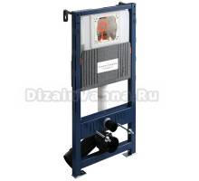 Инсталляция для унитаза Wonzon & Woghand WW-TI743A-H пневматическое управление, крепление к полу и стене