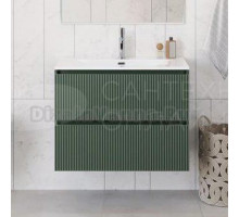 Тумба с раковиной BelBagno Uno 90 подвесная, 2 ящика, матовая еловая