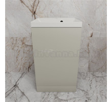 Тумба с раковиной Style Line Моно 50 напольная, санд серая галька, раковина Asti 50 жасмин