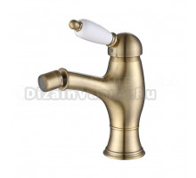 Смеситель для биде Caprigo Adria Uno 02-533-vot с донным клапаном, бронза