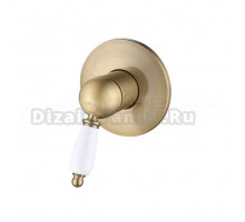 Встраиваемый смеситель для душа и ванны Caprigo 02-550-vot С ВНУТРЕННЕЙ ЧАСТЬЮ, бронза