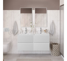 Мебель для ванной комнаты BelBagno Uno 120 подвесная, 4 ящика, bianco opaco